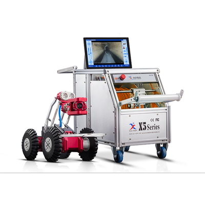 Vandal Proof Robotic CCTV Rainfall Inspection Camera with 300m Electrical Cable Reel